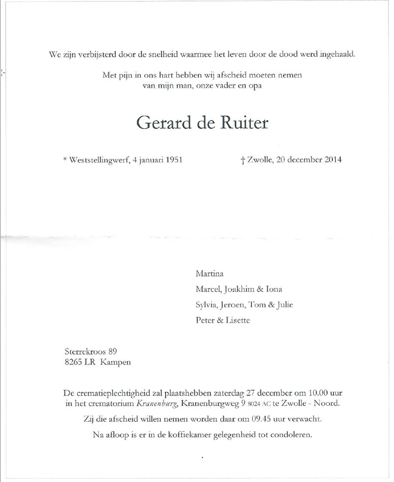 Gerardus de Ruiter