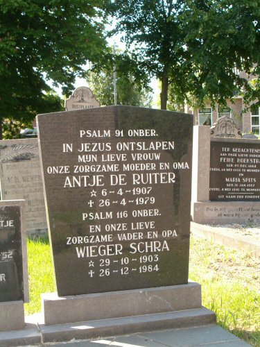 Grafsteen van Antje DE RUITER (1907 - 1979)