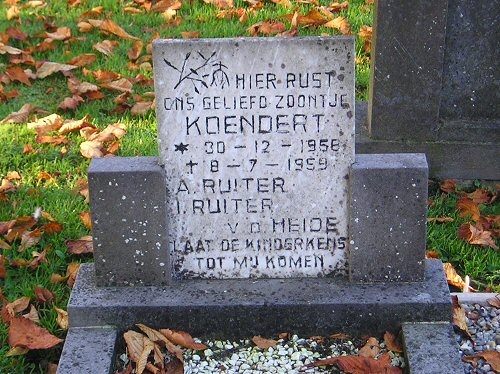 Grafsteen van Koendert RUITER (1959 - 1959)